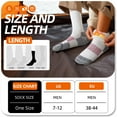 thumbnail image 5 of Mqamex 3-Pair Unisex Over-the-Calf Wool Socks, Arch Support & Plush Thermal Lining for Cold Weather, Ideal Gift for Family & Friends, Home Office & Casual Outdoor Use, 5 of 6