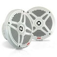 thumbnail image 1 of Pyle 6.5 Inch Marine Speakers (Pair) - 2-Way IP-X4 Waterproof and Weather Resistant Outdoor Audio Dual Stereo Sound System with 600 Watt Power and Low Profile Design - Pyle PLMR652W (White), 1 of 6