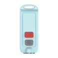 thumbnail image 1 of Alarma Personal Impermeable de Defensa 130dB con Carga USB y Luz LED de Emergencia, Ideal para Llevar en Llaveros - Color Azul, 1 of 6