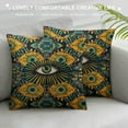 thumbnail image 3 of Nawypu 7SW-01 Decorative Square Throw Pillow Covers Pattern Tribal Evil Eye Patterned Bohemian Boho Ethnic Hipster Cushion case for Sofa Bedroom car, 3 of 5