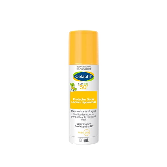 CETAPHIL® Sun Kids FPS50+ Loción de Alta Protección para niños, 150 ML, Piel Sensible y Mixta
