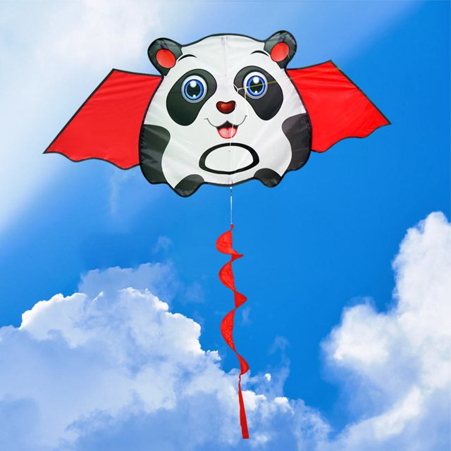 Colorido Vuelo 1.6m Ceta de animales lindos Cometa fácil de volar Kite de acrobacias primarias con manejo de cometas Mejora de la coordinación Regalo