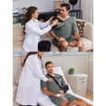 thumbnail image 6 of Pinspark Post Shoulder Surgery Shirts for Men Women Snap Adaptive Hospital Gowns Tear Away Shoulder Replacement Recovery Clothes, 6 of 6