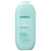 method Body Wash, Coco Twist - Leaves Skin Feeling Soft & Moisturized, Made Without Parabens, Notes of Coconut Milk, Avocado & Macadamia, 18 fl oz