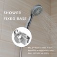 thumbnail image 2 of Support de Douche Réglable Support à Main pour Salle de Bain Chrome, 2 of 9