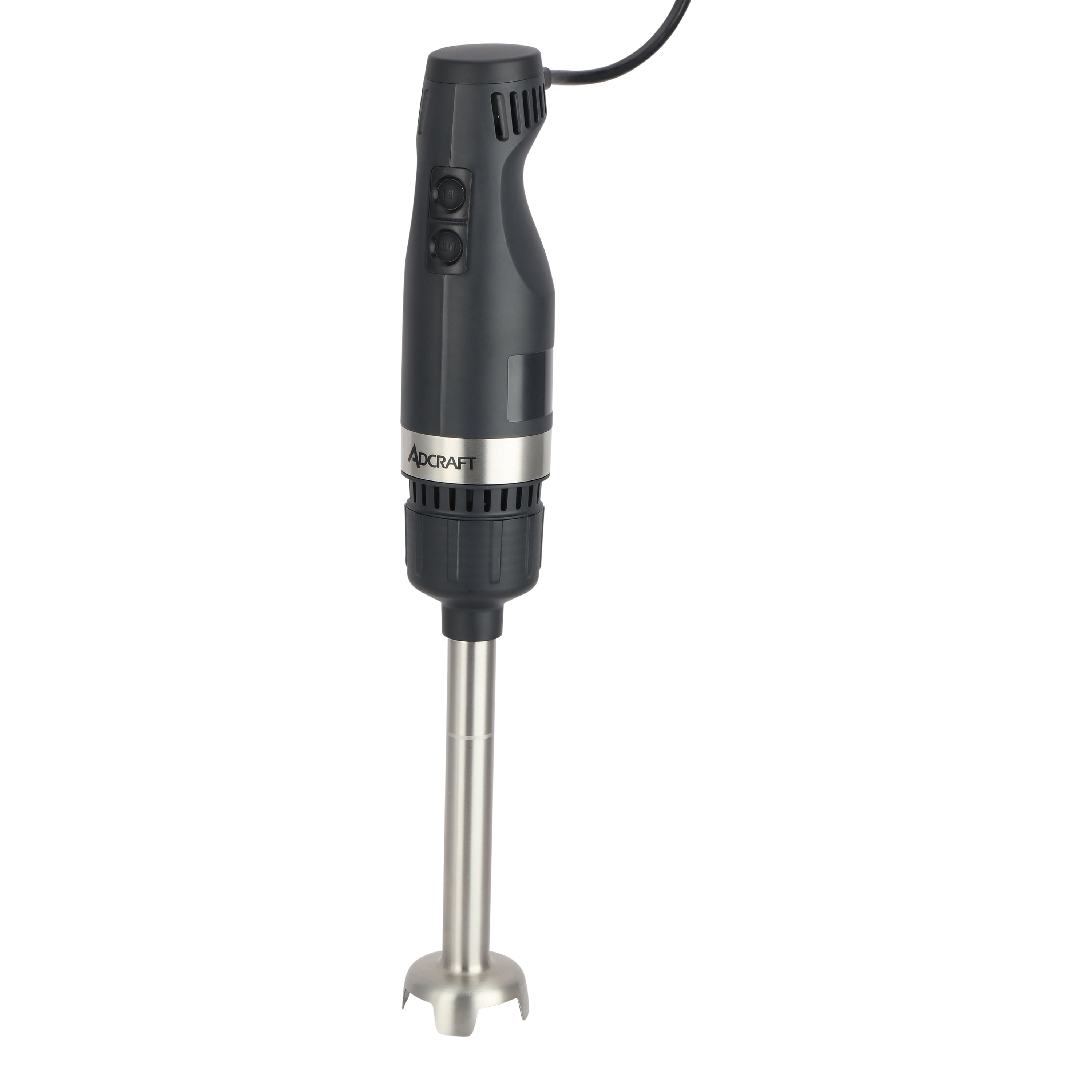 Adcraft Immersion Blender, 175W, 8" Shaft, in Dark Grey (ACIB17508)