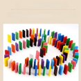thumbnail image 2 of Wooden Color Dominoes Organs Building Blocks Kindergarten Children‘s Educational Intelligence Hands-on Brain Toy Gift, 2 of 7