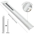thumbnail image 2 of Door Draft Stopper, Weather Stripping Door Seal Adjustable 30"-36" Bottom Gap Filler, Blocks Noise, Cold Air & Light, White, 2 of 14