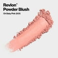 thumbnail image 4 of Revlon Powder Blush, Matte Finish, 001 Oh Baby! Pink, 0.17 oz, 4 of 11