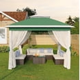 thumbnail image 5 of Memoryfield 11 ft x 11 ft Pop-Up Gazebos, Outdoor Canopy Tent with Mosquito Netting, Green, 5 of 11
