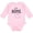 AD-Pink, variant on It's Home- State of Idaho Outline Boys or Girls Long Sleeve Baby Bodysuit