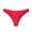 Red, variant on Swim Shorts Women Womens Swimsuits Women's Bikini Bottoms High Cut Swimsuit Bottom Solid Color Mid Waist Swim Bottoms Thong Bikini Swim Pants for Women Black S