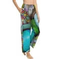 thumbnail image 2 of Xecao Easter Egg1 Women's Straight Lounge Pajama Pants: The Epitome of Relaxed Sleepwear, 2 of 9