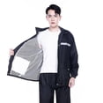 thumbnail image 3 of Split Raincoat suit Adult Rain Pants Full-body Anti-rainstorm Thickened Riding Reflective Raincoat, 3 of 4