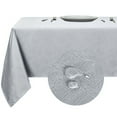 thumbnail image 4 of Kate Aurora Diamond Textured Spill & Stain Proof All Purpose Fabric Tablecloths - Assorted Colors & Sizes, 4 of 4