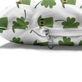 thumbnail image 4 of Clover Pet Bed, Irish Themed Cartoon Pattern Leprechaun Hat and Shamrock, Chew Resistant Pad for Dogs and Cats Cushion with Removable Cover, 24" x 39", Olive Green Pale Orange, by Ambesonne, 4 of 4