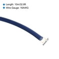 thumbnail image 2 of Uxcell 16AWG Stranded Wire Hookup 10M/33ft Blue, Electrical Wire UL1007 Spool, 2 of 6