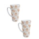 thumbnail image 1 of Duo de Tazas de cerámica 502 ml con diseño cute de perros pomeranian, 1 of 7