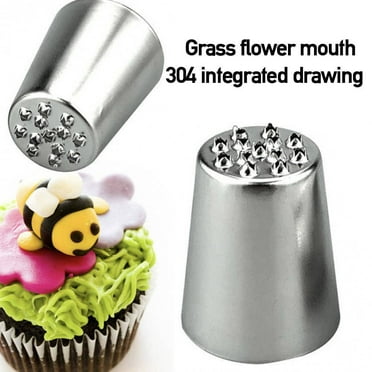 Blarkrus 3X Grass Baking Decorating Cake Icing Piping Nozzles Tips Tool
