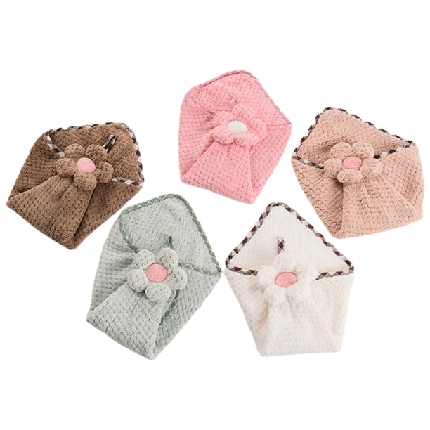 GOOHOCHY 5 toallas absorbentes de mano con diseño de girasol, color coral, para colgar en la cocina y el baño (colores variados).