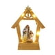 thumbnail image 4 of Escena de nacimiento de Jesús, estatua de Belén de Navidad, Base inferior estable, figura decorativa de resina para decoración del hogar, Belén, 4 of 8