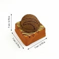 thumbnail image 3 of Slow Rising Stress Squishy Toy Ice Cream Bread, Soft Squeeze Squishy Christmas Dumplings Squishy Squeeze Decompression Dough for Entertainment and Holiday Fun, 3 of 4