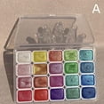 thumbnail image 3 of 20Colors Watercolor Painting Pigments Set Pearlescent ShineUK- Glitter, 3 of 8