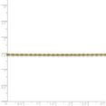 thumbnail image 5 of Solid 10k Yellow Gold 2.00mm Diamond-Cut Quadruple Rope Chain Necklace - with Secure Lobster Lock Clasp 16", 5 of 6