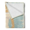 thumbnail image 2 of Bridal Shower Soft Flannel Fleece Blanket, Grunge Sketchy Design Backdrop Wedding Bride Dress Vintage Artwork, Cozy Plush for Indoor and Outdoor Use, 60" x 80", Pale Blue and White, by Ambesonne, 2 of 5