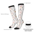 thumbnail image 4 of Balery Fall Rabbit Printed Novelty Socks Men's Women's Crew Socks Sports Socks Knee High Socks Cotton Socks Quirky and Cool Socks, 4 of 9