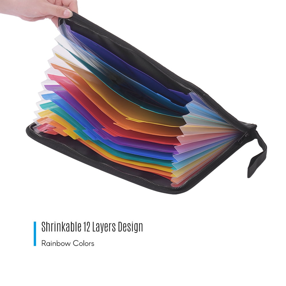 Fireproof Waterproof Safe Document Bags A4 Size Expandable File Folder ...