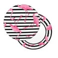 thumbnail image 2 of Haiem Flamingos Cushion Round Bar Chair Seat Cover Bar Chair Cushion Covers Elastic Washable Bar Chair Cover,Protects from Scratches and Stains-12 inch, 2 of 7