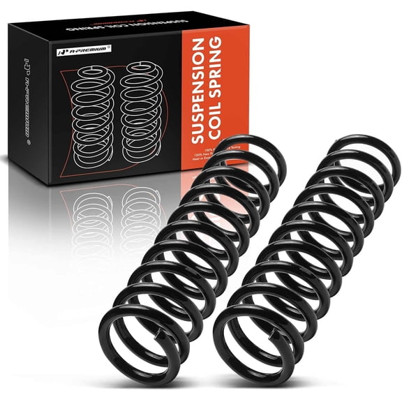 A-Premium 2Pcs Front Suspension Coil Spring Set Compatible with Chevrolet Chevelle 1969-1970, Monte Carlo 1970-1972, El Camino 1969-1972 & GMC Sprint 1971-1972, Driver and Passenger Side