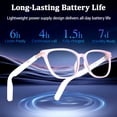 thumbnail image 4 of 2026 Upgraded AI Smart Glasses: ChatGPT, Real-Time Translation (164 Languages), Photochromic Lenses, Music & Hands-Free Calling, 4 of 13