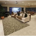 thumbnail image 4 of Nourison  Design Dimension Area Rug Brown 7' 9" x 10' 10" Latex Free Animal,Abstract 7' x 9' Indoor Beige Rectangle, 4 of 5