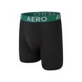 thumbnail image 4 of Aeropostale Mens Boxer Briefs 4 Pack Poly Spandex Performance Boxer Briefs Underwear(Black/Black/Charcoal/Green, Medium), 4 of 5