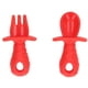 thumbnail image 2 of Cuchara De Silicona, Tenedor Masticable De Silicona Autoalimentable Suave De Seguridad Para Aliviar La Ansiedad, 2 of 7