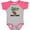 Baseball Heather and Hot Pink, variant on Inktastic Future Bocce Player Boys or Girls Baby Bodysuit