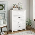 thumbnail image 2 of Ameriwood Home Commode à 4 Tiroirs Chapelle Hill en Blanc, 2 of 6