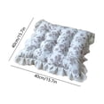 thumbnail image 3 of Feledorashia Ruffled Chair Cushion, Soft Cotton Seat Pad, Washable Tufted Accent for Dining Chair Office Seat Reading Nook and Vanity, Comfortable Decorative Home Layer for Everyday Seating, 3 of 6