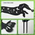 thumbnail image 5 of Set of 2 Metal Dog Garden Statues for Outside, Dachshund Metal Garden Decor for Outdoor,Yard,Lawn,Garden Stakes, 5 of 12