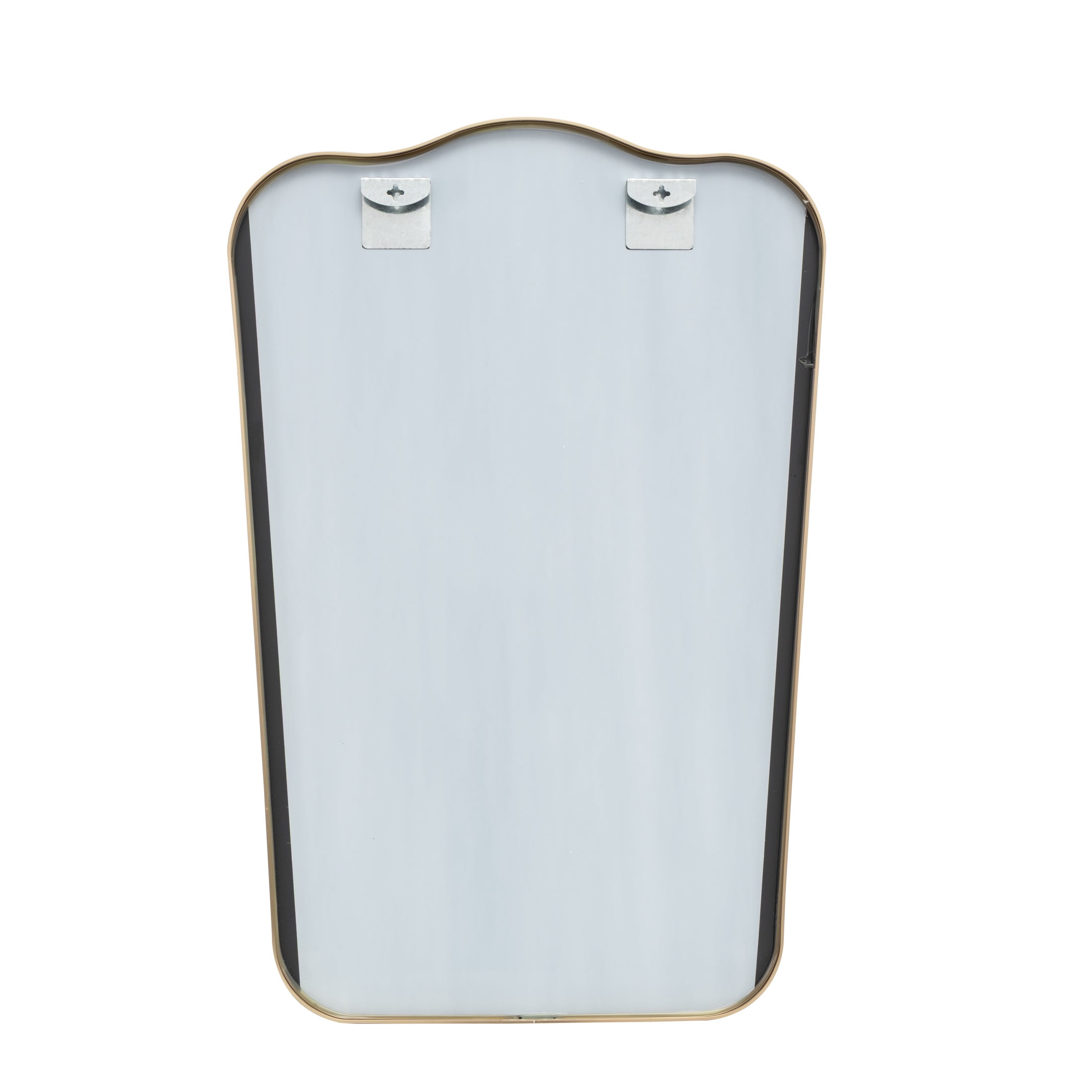DecMode 24" x 36" Gold Wall Mirror with Thin Frame