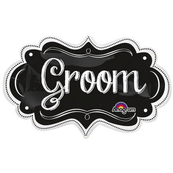 Burton & Burton 27" Groom Chalkboard Balloon