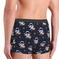 thumbnail image 6 of Cauagu Astronaut Surfing Print Boxer Briefs for Men,Comfortable Breathable Men's Underwear Moisture Wicking Underpants -X-Large, 6 of 8