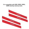 thumbnail image 1 of Ccdes Disipador de Calor de Aluminio de 2 Piezas, disipador de Calor de Banco de Memoria de Banda Estrecha de Escritorio, para DDR/DDR2/DDR3/DDR4 Cable No se aplica, 1 of 5