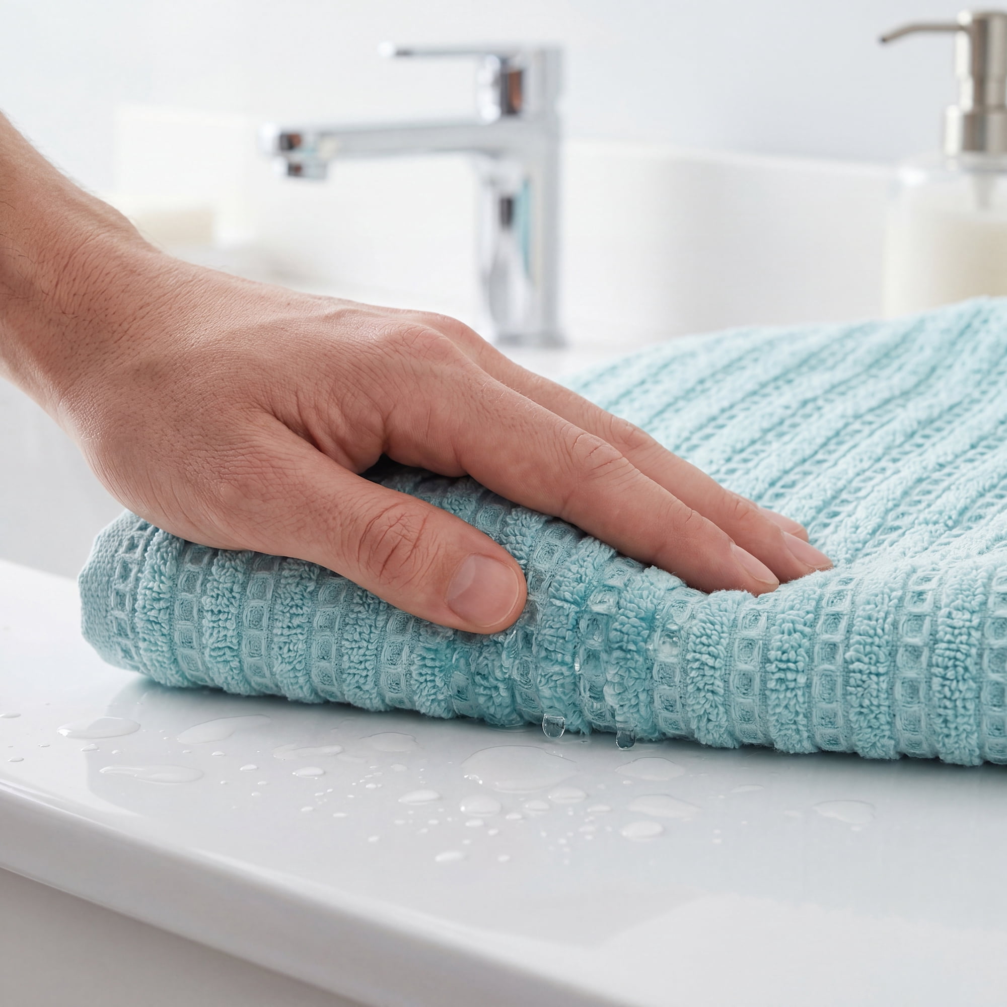 Unique Bargains Classic Bath Towel 2 Pack Blue/Royal Blue 55" x 28"