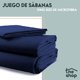 thumbnail image 3 of Juego de Sábanas King Size The Shop, Gris Claro, Microfibra, Material Transpirable, No Alergénico azul marino, 3 of 7