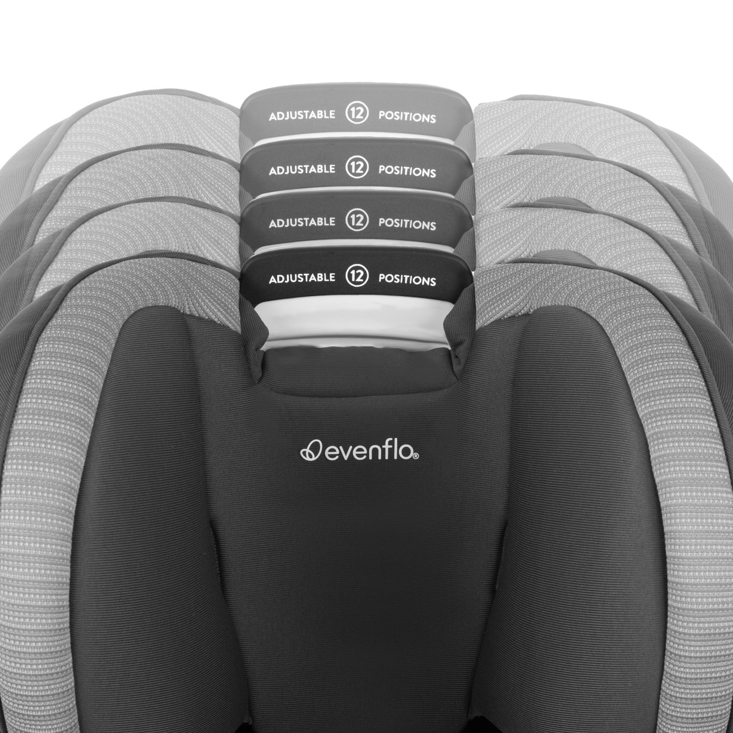 All4Stages Slim 4-in-1 Convertible Car Seat (Baldwin Gray)