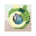thumbnail image 1 of 1pc Shipping In Random Color Warm Plush Bird Nest For Parrot, Budgie, Peony, Tiger Skin, Sleeping House, 1 of 5