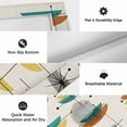 thumbnail image 6 of Boho Teal Yellow Orange Grey Outdoor Rug for Patio/Deck/Porch, Non-Slip Large Area Rug 3 x 5 Ft, Middle Century Geometric Indoor Outdoor Rugs Washable Area Rugs, Reversible Camping Rug Carpet Runner, 6 of 8